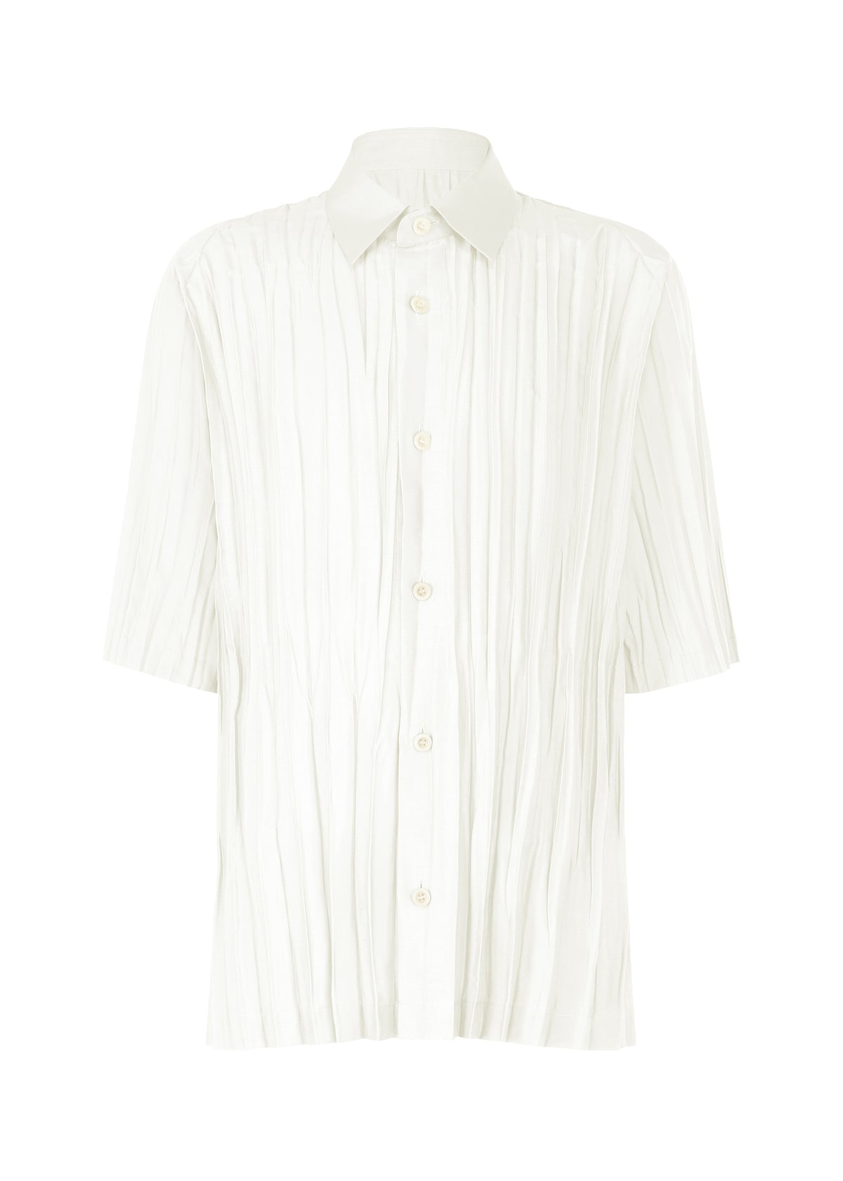WRINKLE SHIRT、メンズ_トップス_シャツ、ホワイト