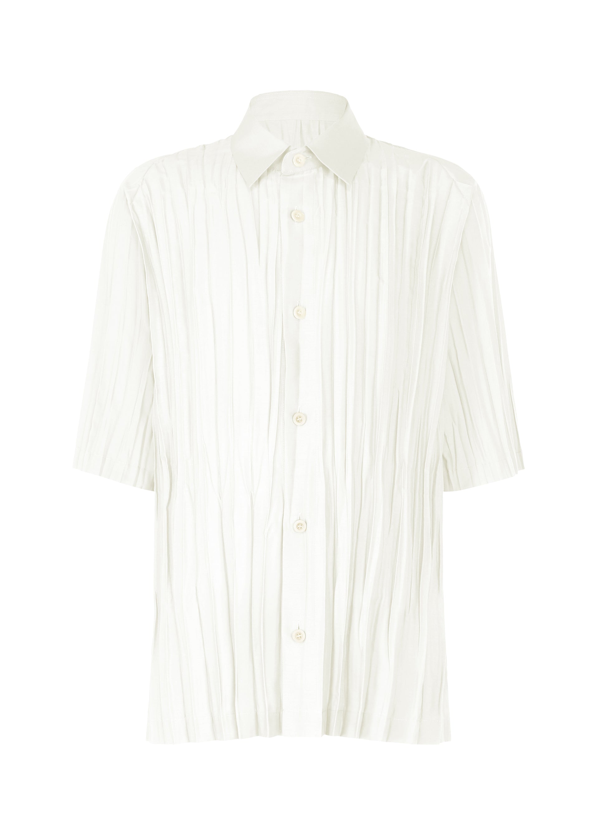 WRINKLE SHIRT、メンズ_トップス_シャツ、ホワイト
