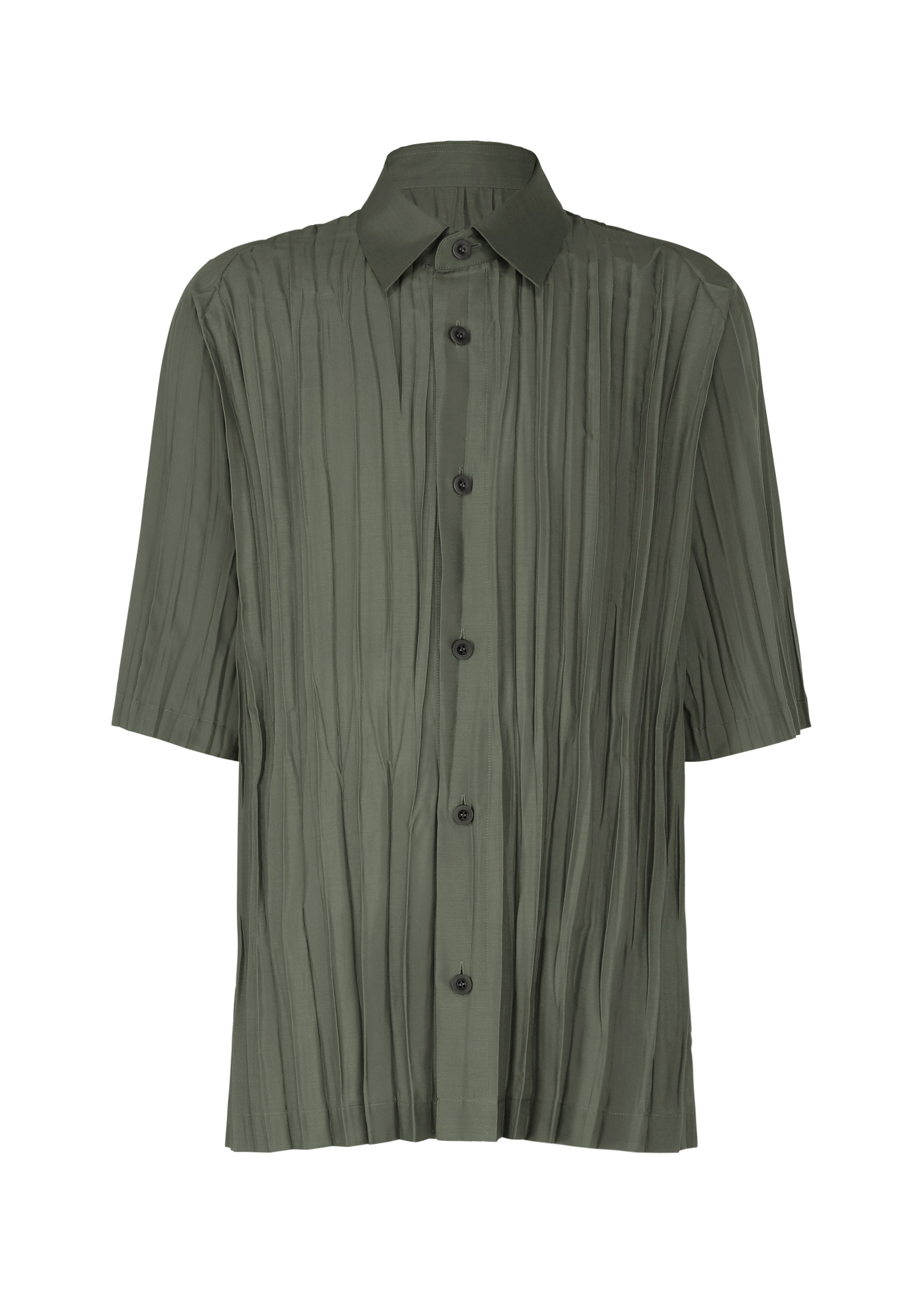 WRINKLE SHIRT、メンズ_トップス_シャツ、グレー
