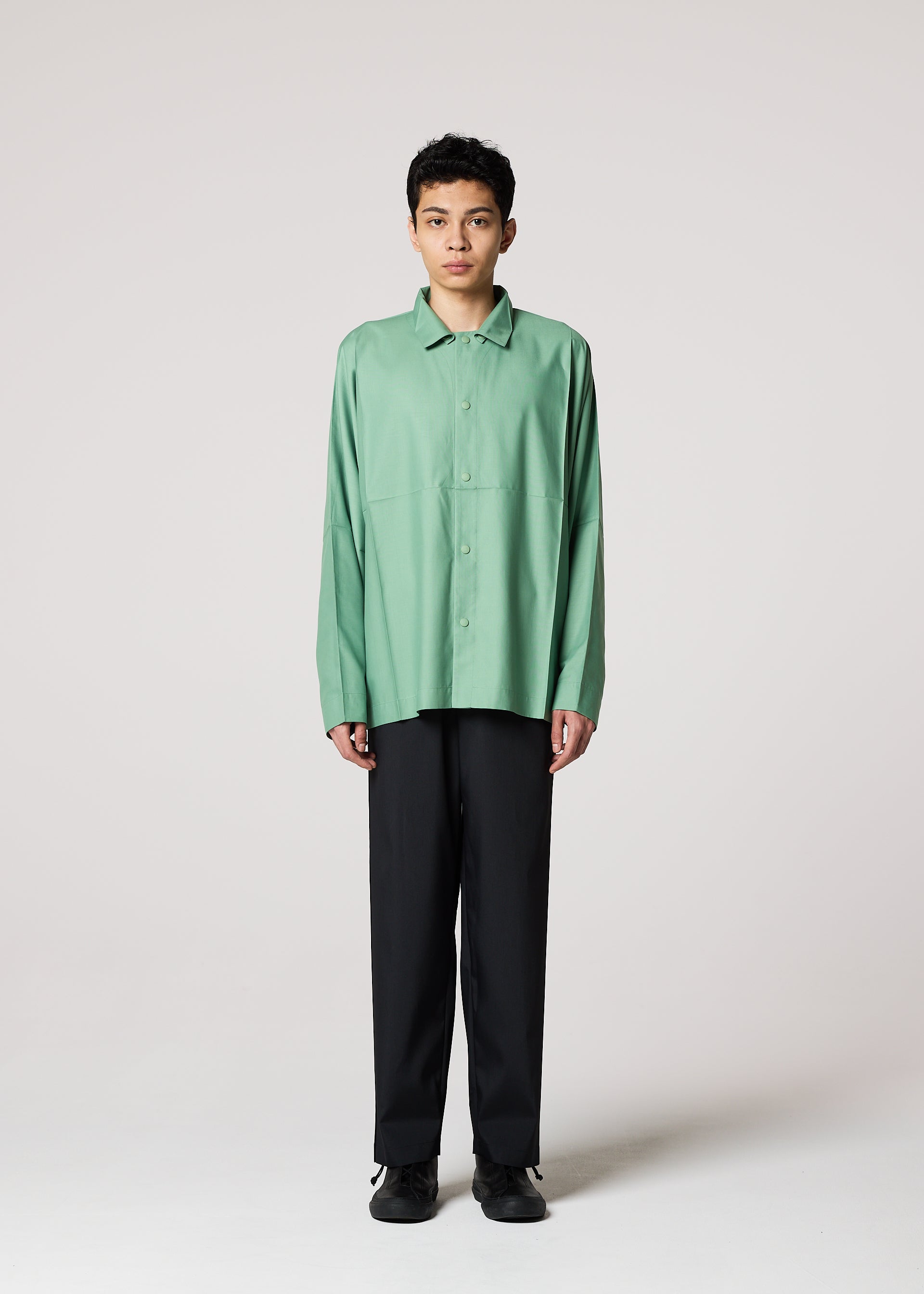 COMPACT SHIRT、メンズ_トップス_シャツ、着用画像1