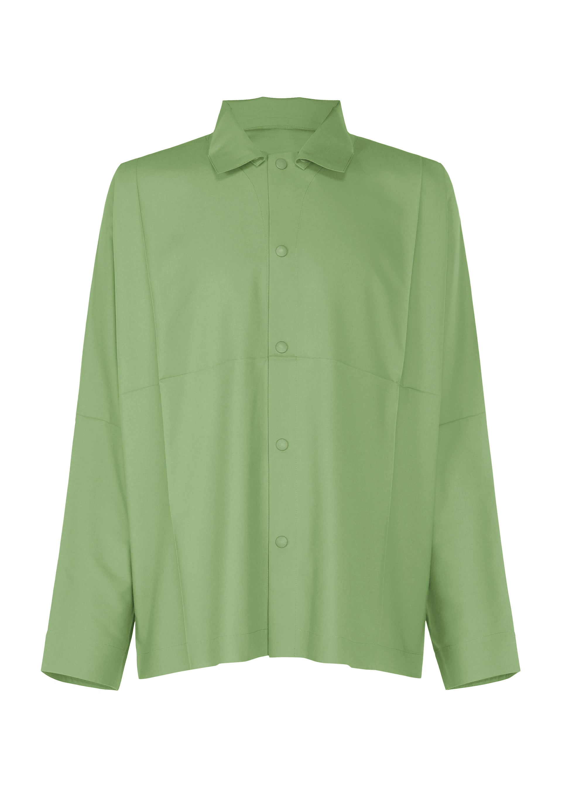 COMPACT SHIRT、メンズ_トップス_シャツ、グリーン