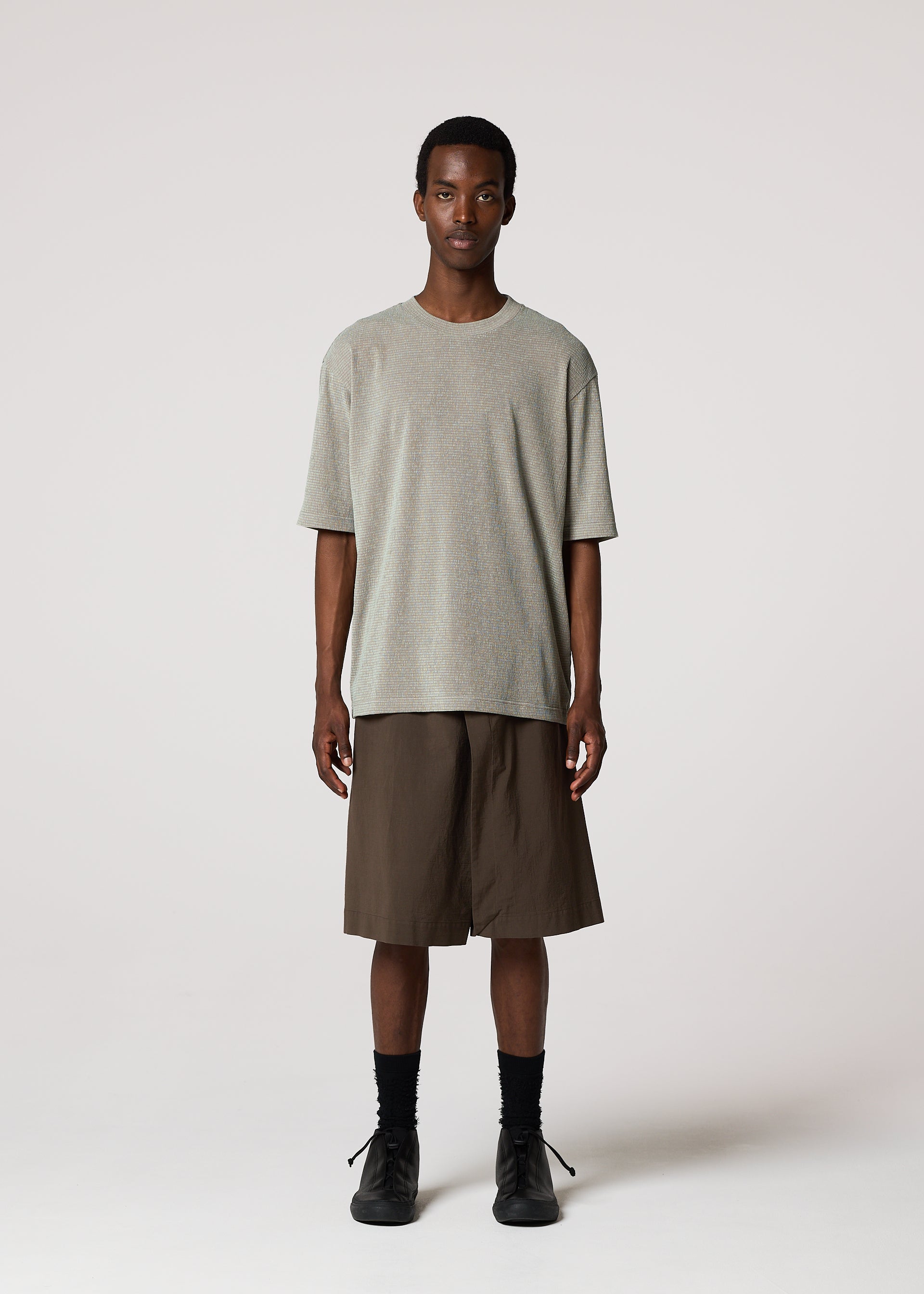 SHRINK STRETCH T、メンズ_トップス_トップ、着用画像1
