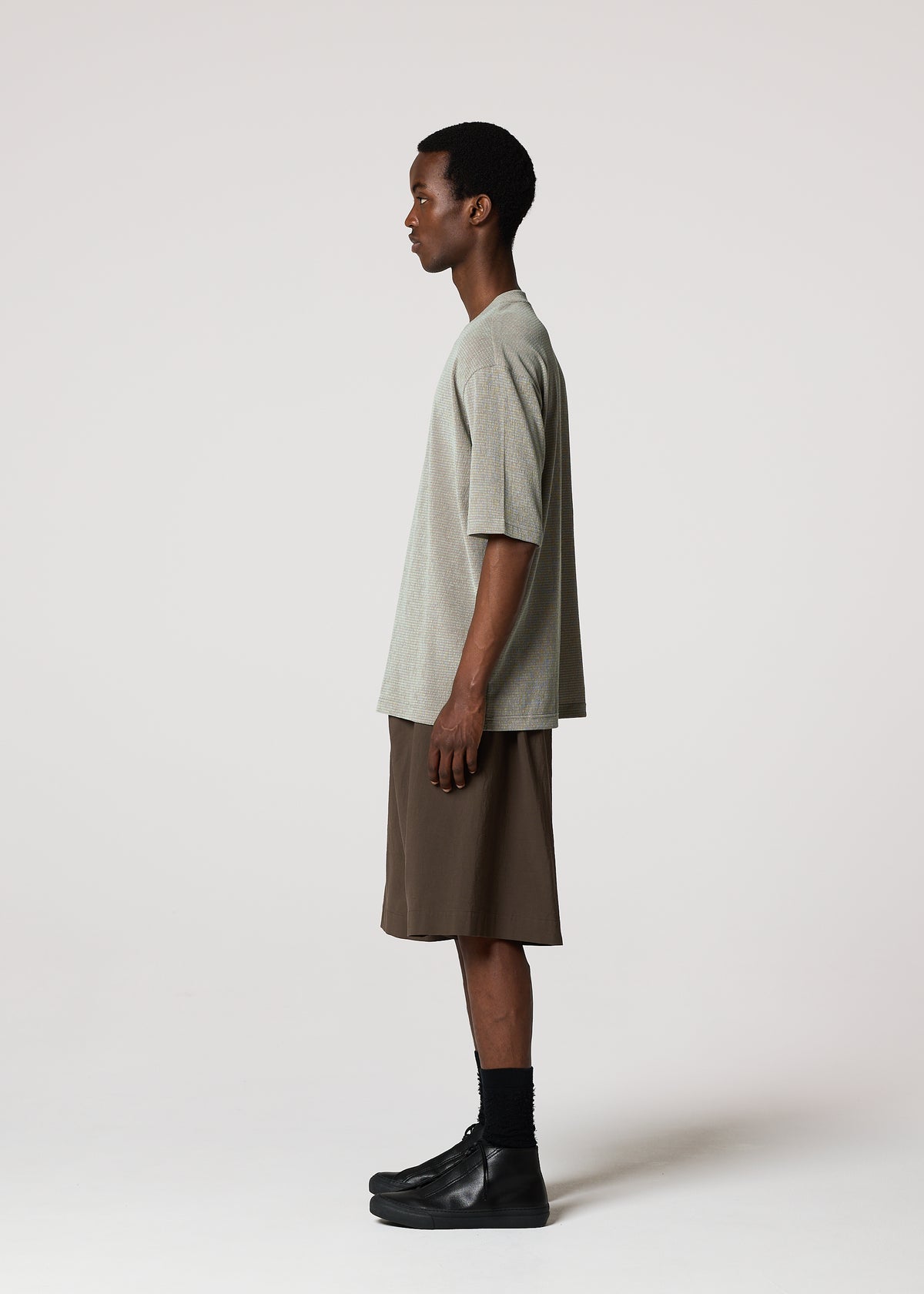SHRINK STRETCH T、メンズ_トップス_トップ、着用画像2