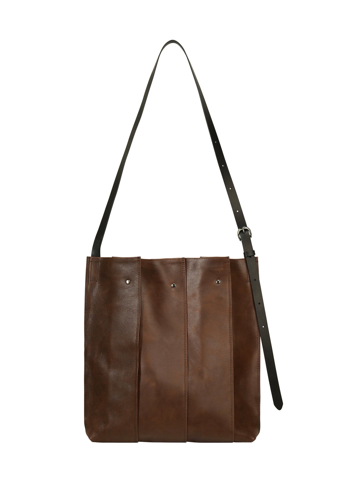 LEATHER PLEATS、バッグ&財布_ショルダーバッグ、ブラウン