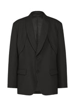 SHRINK WOOL、メンズ_ジャケット&コート_ジャケット＆ブルゾン、ブラック