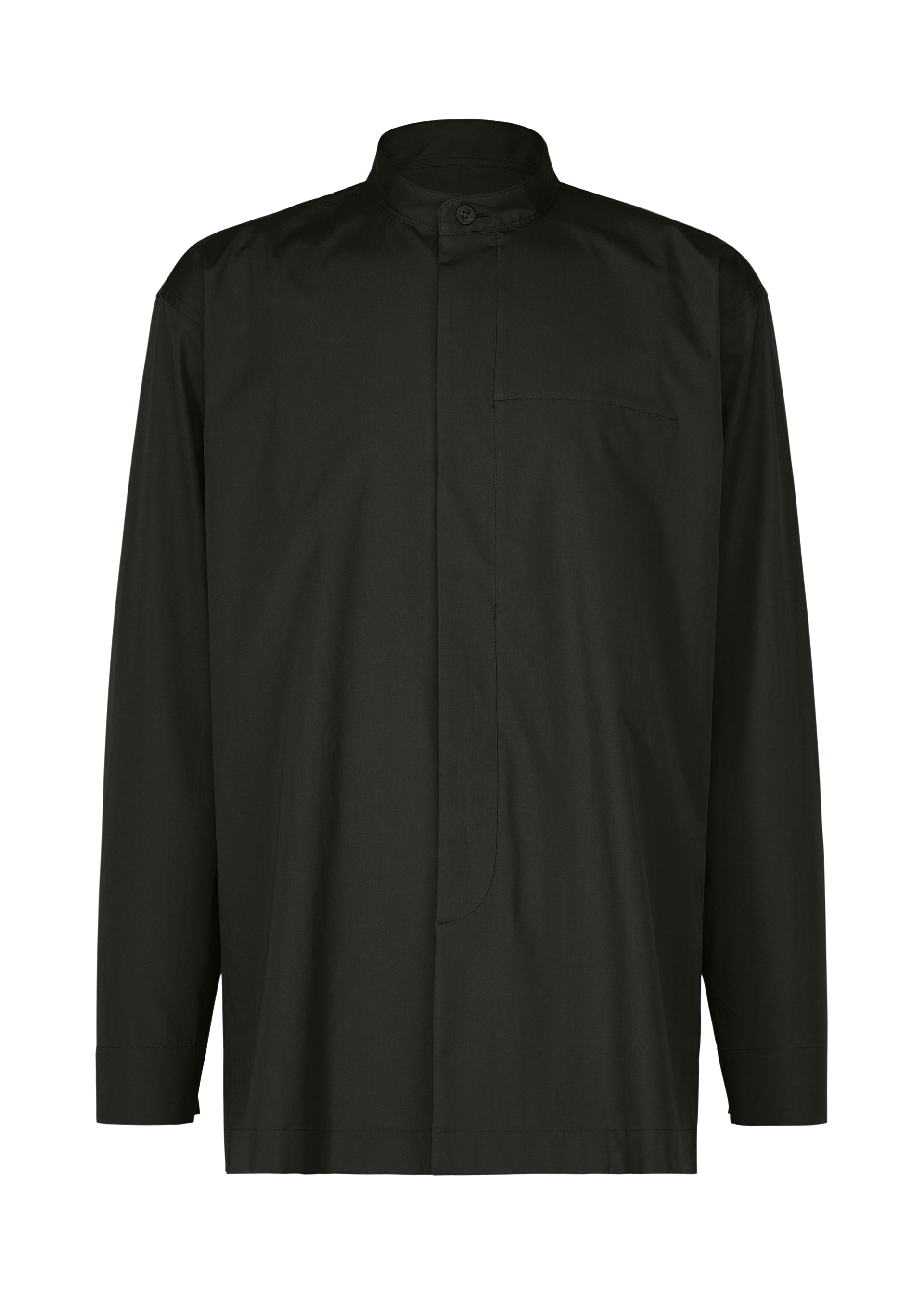 140/2 SHIRT、メンズ_トップス_シャツ、ブラック