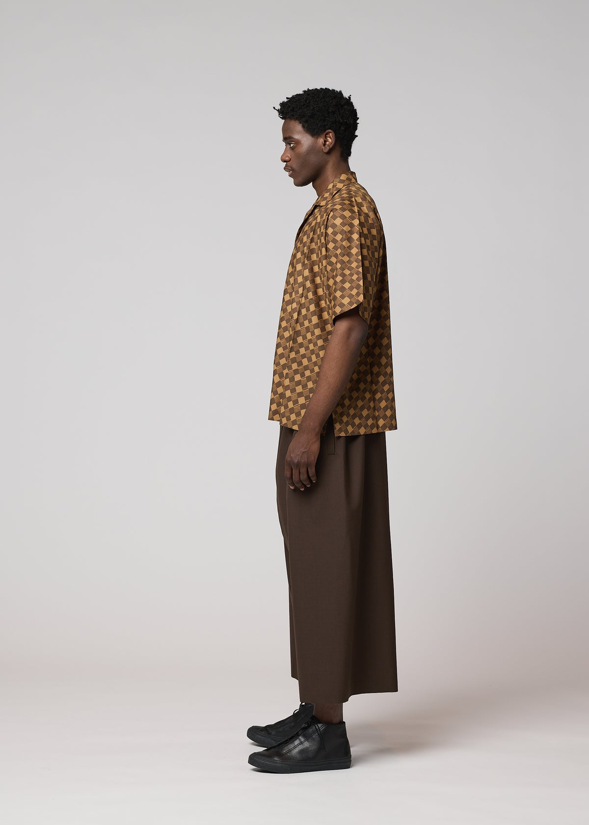 TIE PATTERN SHIRT、メンズ_トップス_シャツ、着用画像2