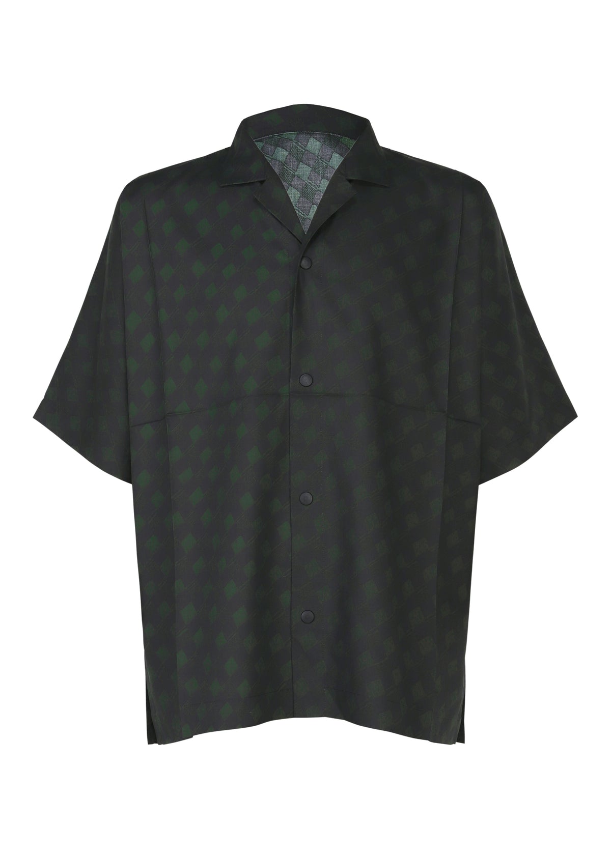 TIE PATTERN SHIRT、メンズ_トップス_シャツ、ネイビー