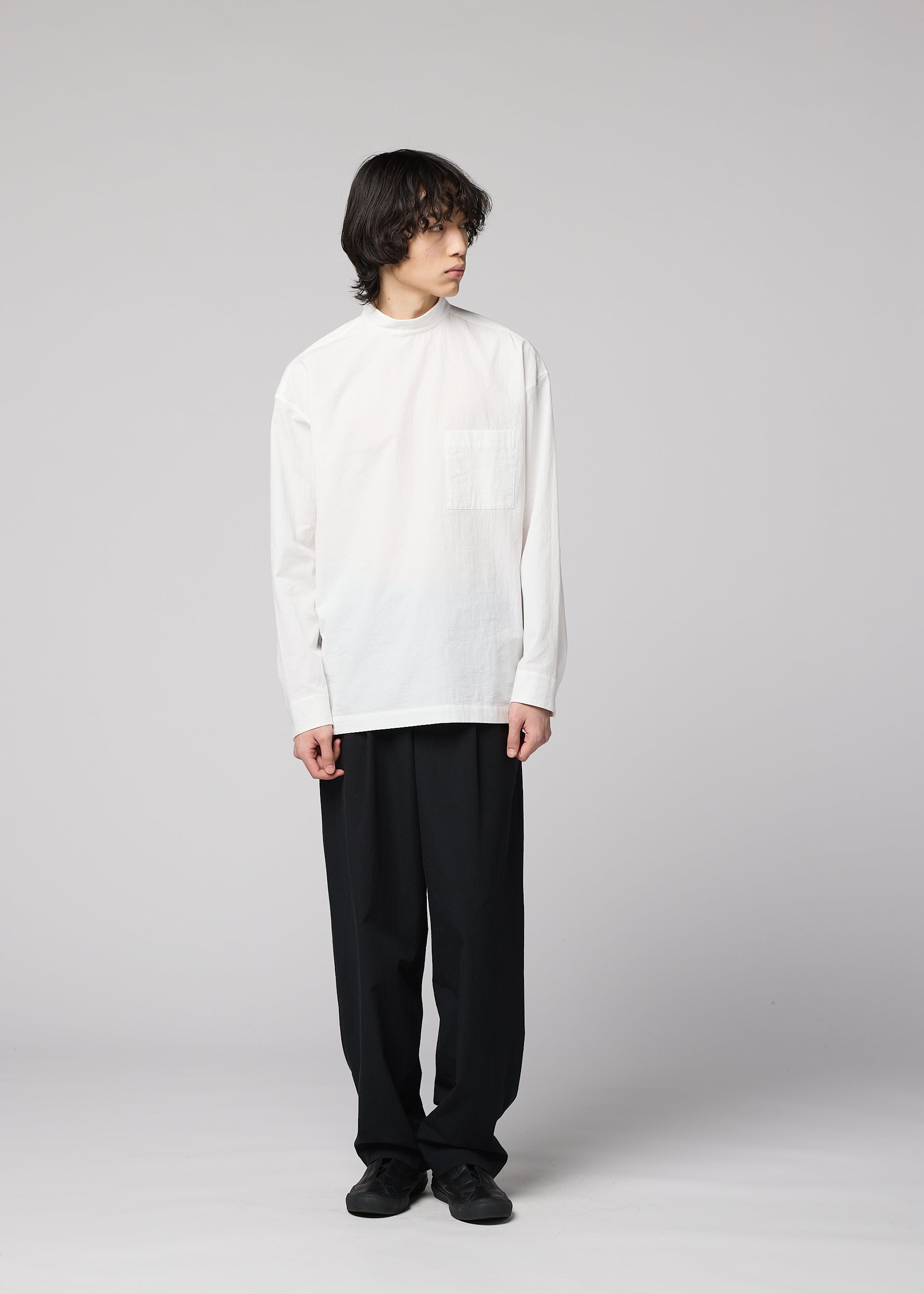 WHITE SHIRT、メンズ_トップス_シャツ、着用画像4