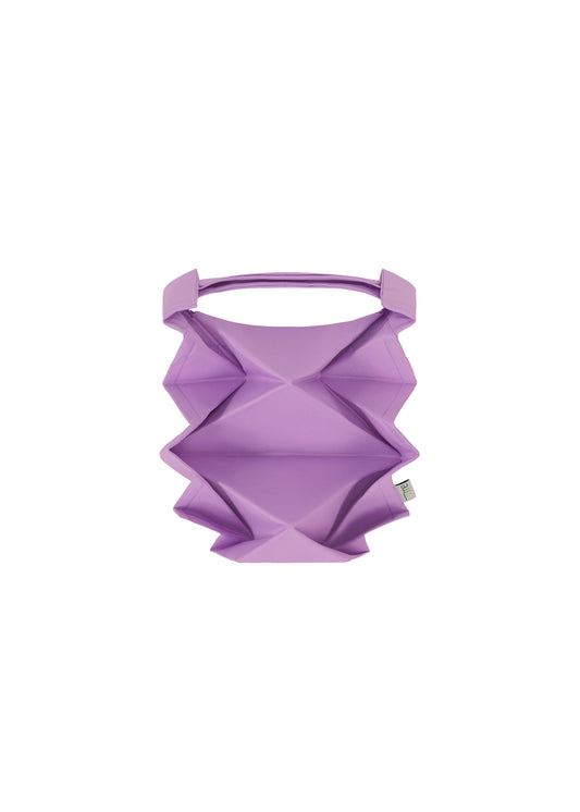 GEOMETRIC PLEATS BAG、バッグ&財布_トートバッグ、パープル