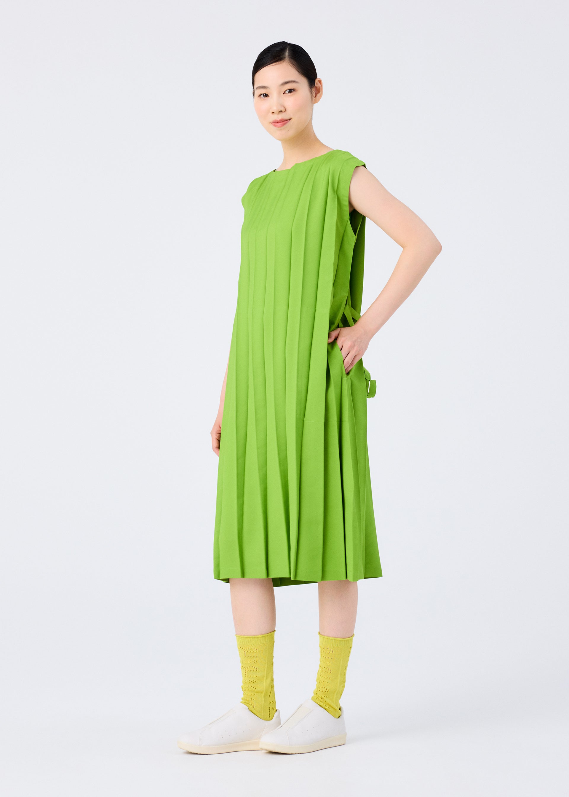 CROSS PLEATS、ウィメンズ_ワンピース、着用画像3