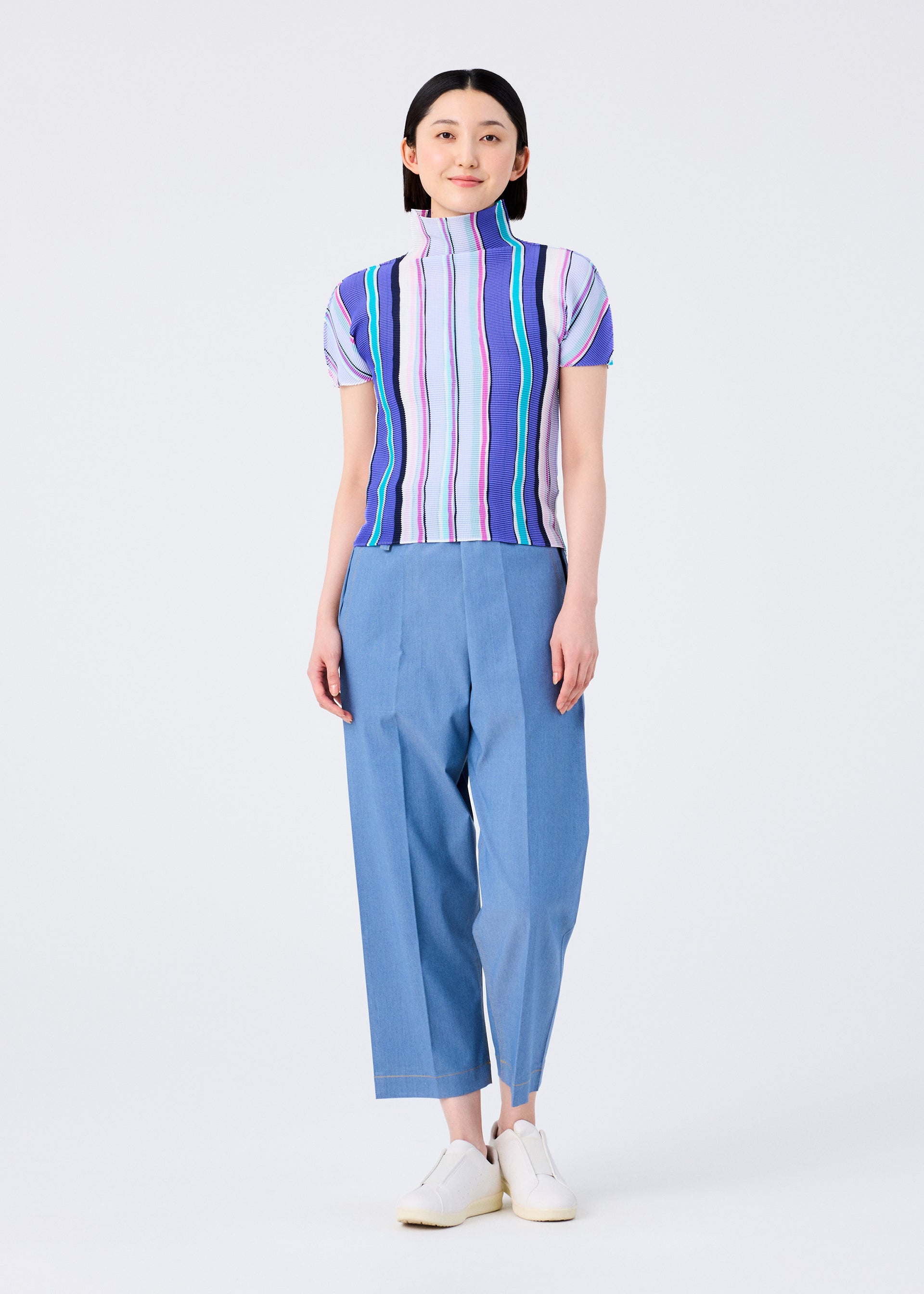 SHIRT STRIPE、ウィメンズ_トップス_トップ、着用画像3