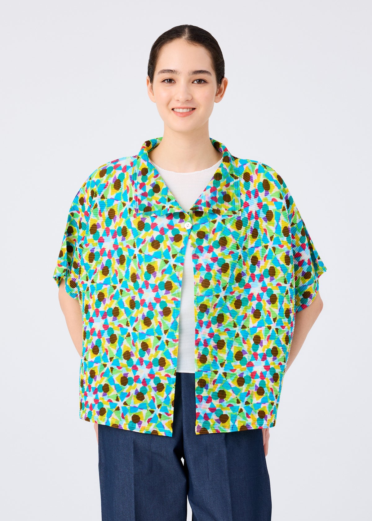 KALEIDOSCOPE、ウィメンズ_トップス_カーディガン、着用画像1