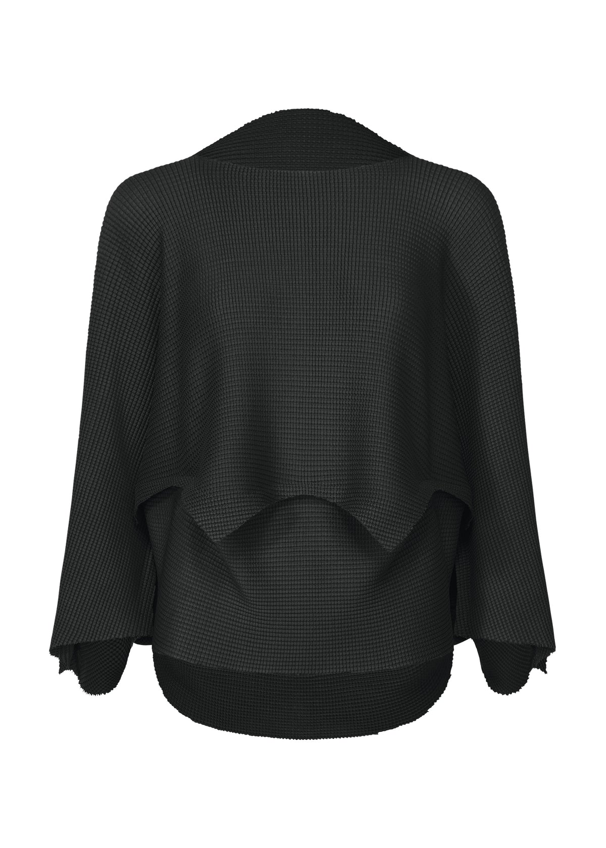GIZA GIZA KNIT STRETCH PLEATS、ウィメンズ_トップス_トップ、ブラック