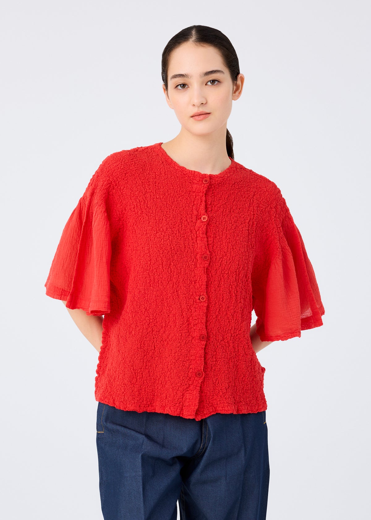 SHEER CAULIFLOWER、ウィメンズ_トップス_カーディガン、着用画像1