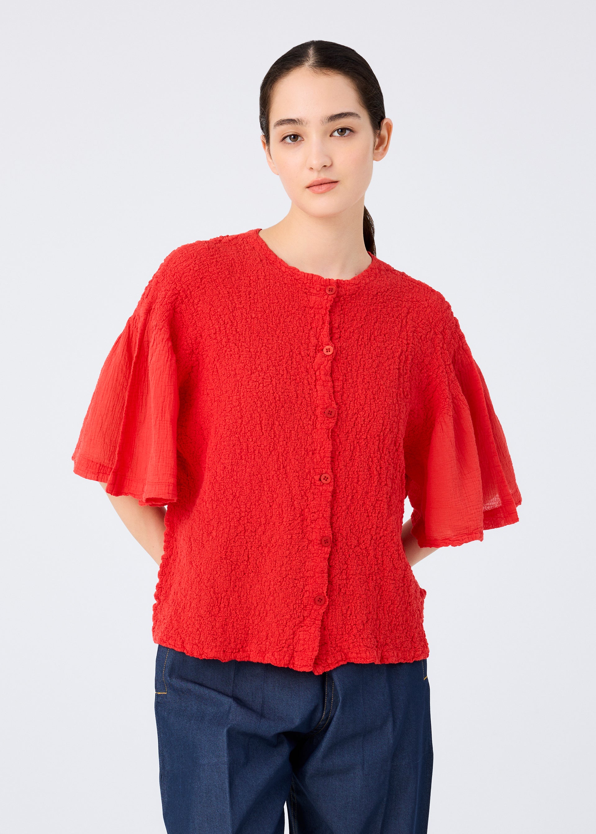 SHEER CAULIFLOWER、ウィメンズ_トップス_カーディガン、着用画像1