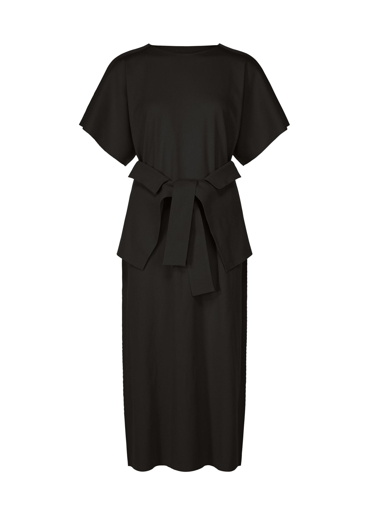 FLAT JERSEY、ウィメンズ_ワンピース、ブラック