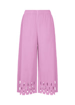FINE KNIT PLEATS BOTTOM 3、ウィメンズ_パンツ、ピンク