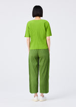 MIX FINE KNIT PLEATS BOTTOM、ウィメンズ_パンツ、着用画像2
