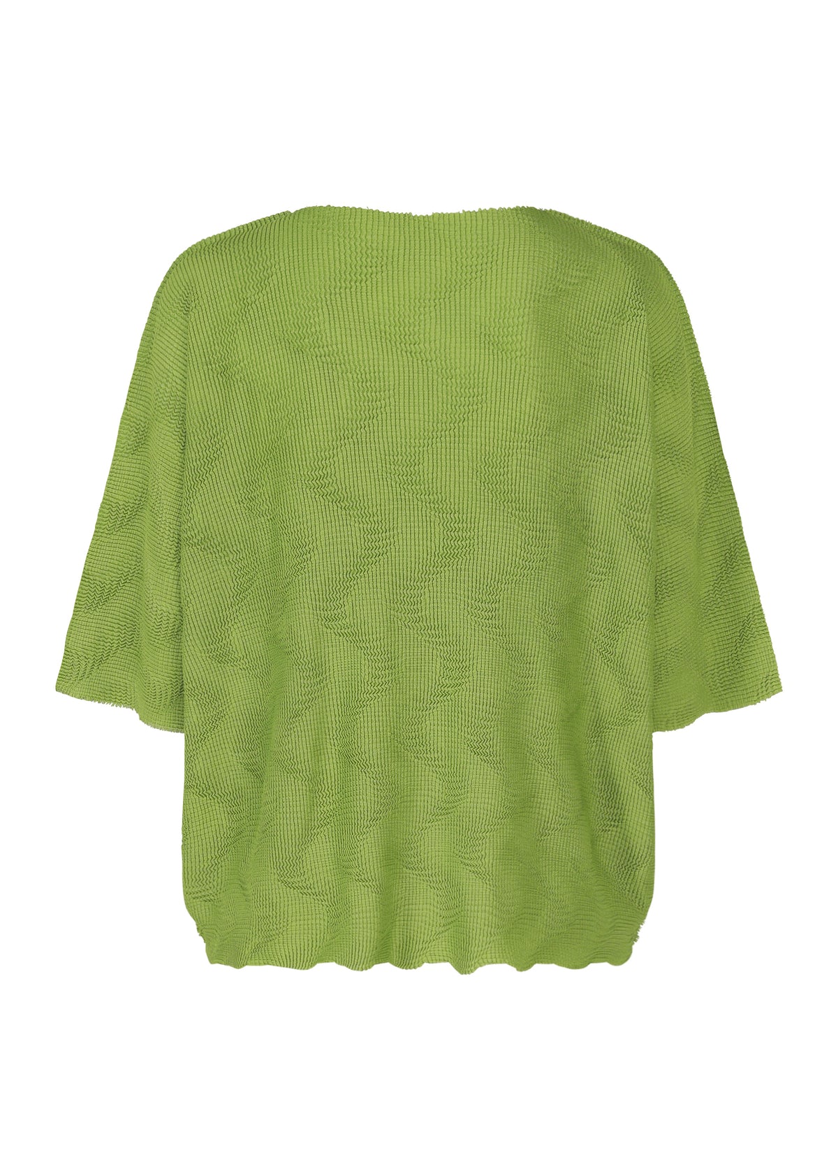 WAVE KNIT STRETCH PLEATS、ウィメンズ_トップス_トップ、ディテール画像1