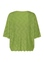 WAVE KNIT STRETCH PLEATS、ウィメンズ_トップス_トップ、ディテール画像1