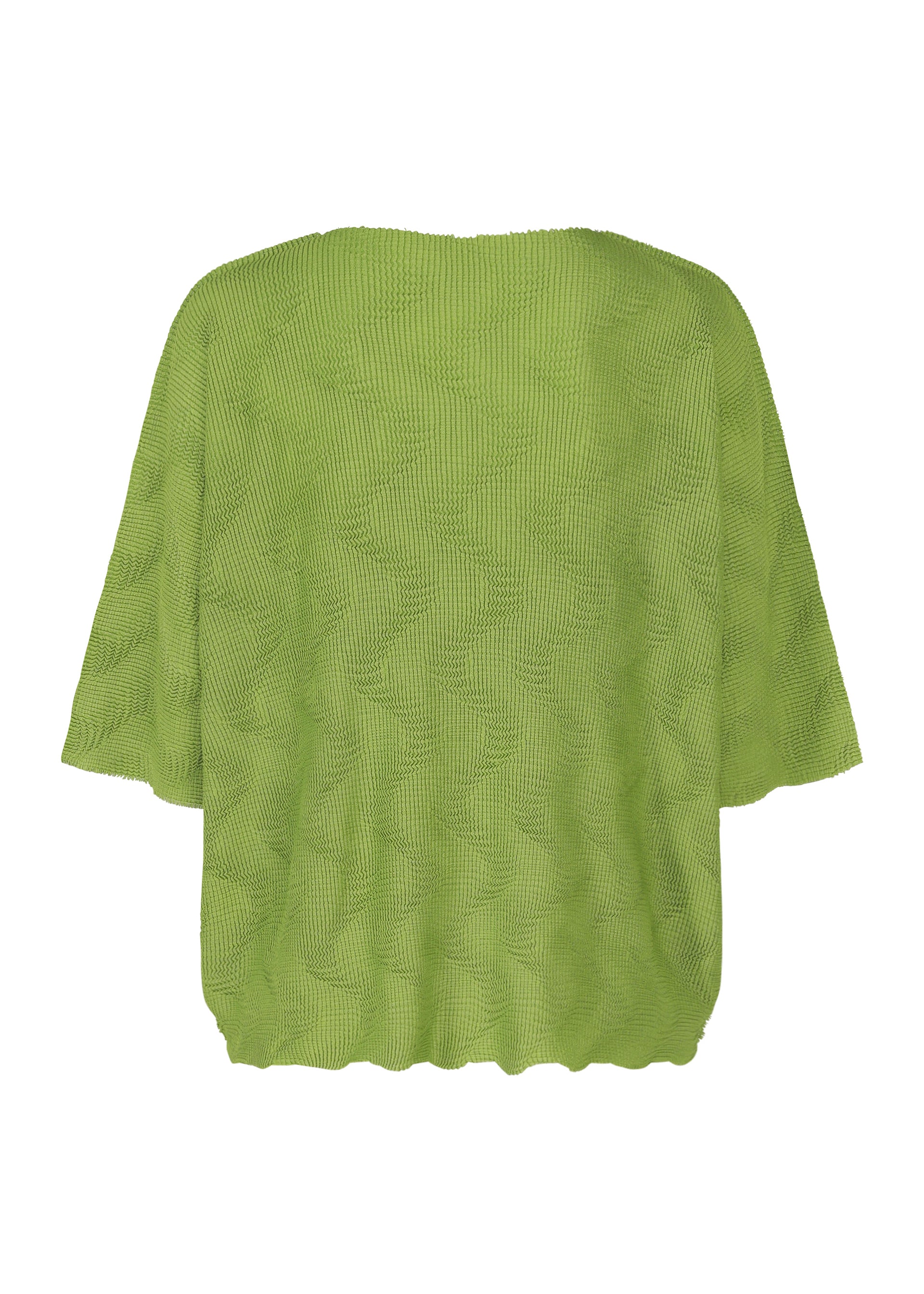 WAVE KNIT STRETCH PLEATS、ウィメンズ_トップス_トップ、ディテール画像1
