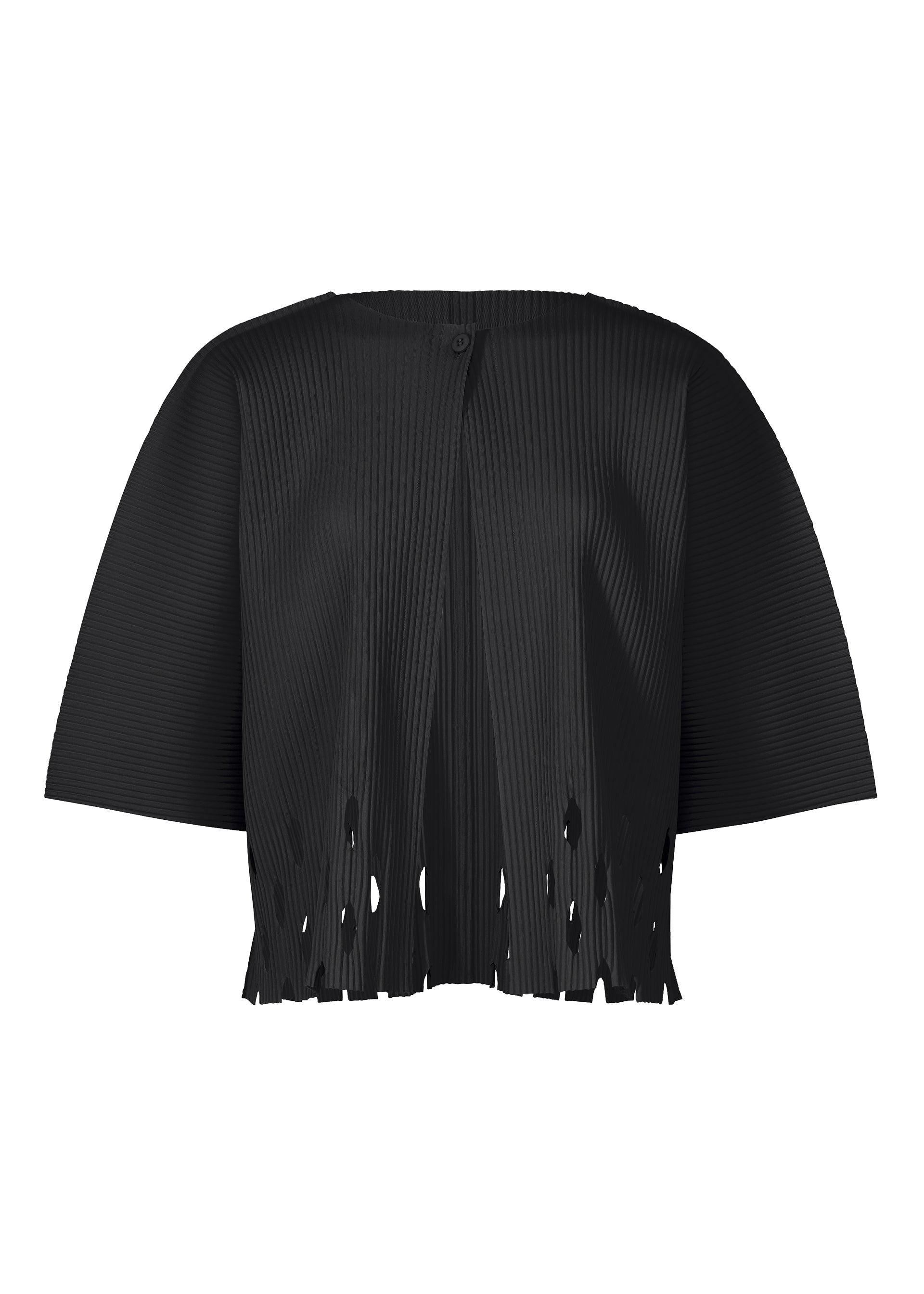 APERTURE PLEATS、ウィメンズ_トップス_カーディガン、ブラック