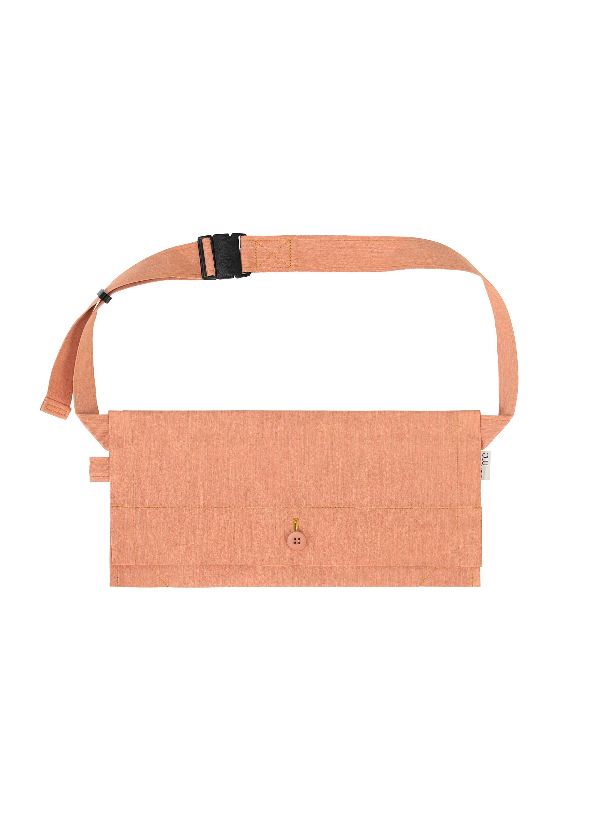 FLAT DENIM BAG、バッグ&財布_ショルダーバッグ、オレンジ