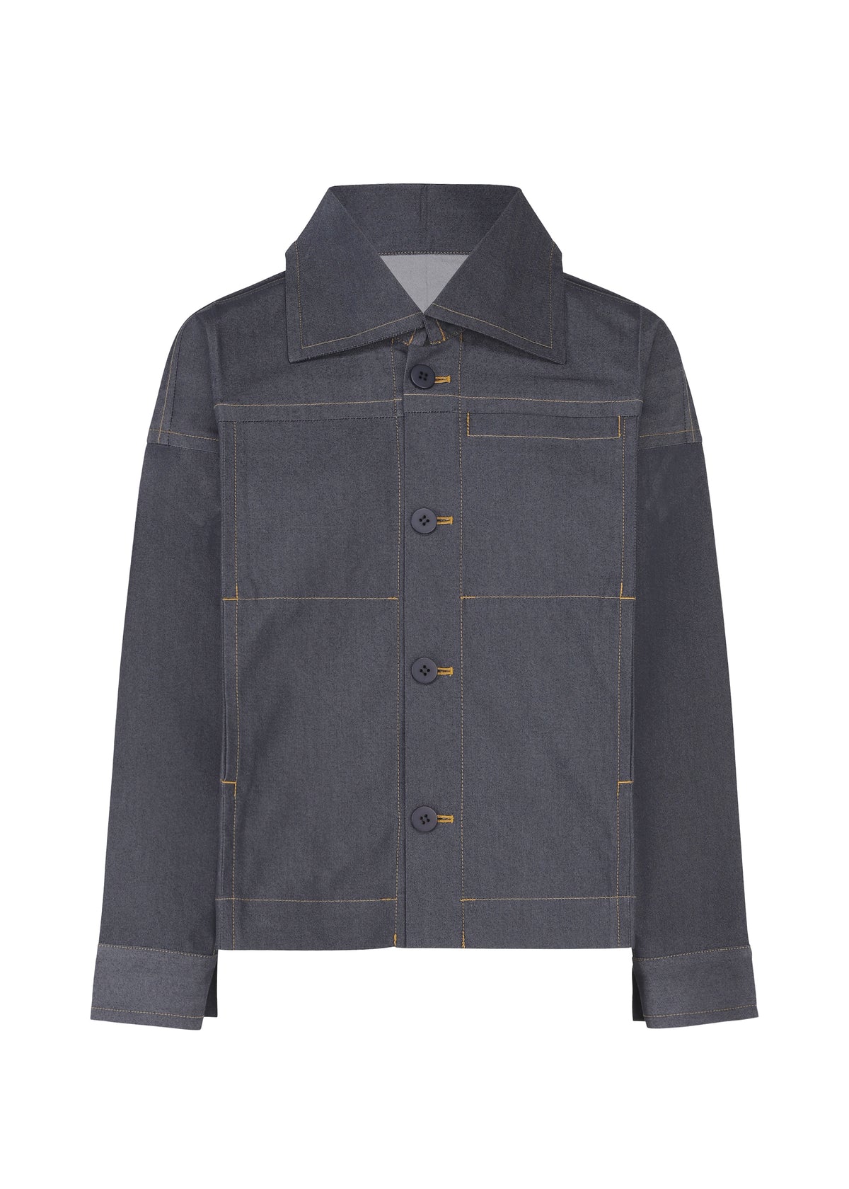 FLAT DENIM、ウィメンズ_ジャケット&コート_ジャケット＆ブルゾン、ネイビー