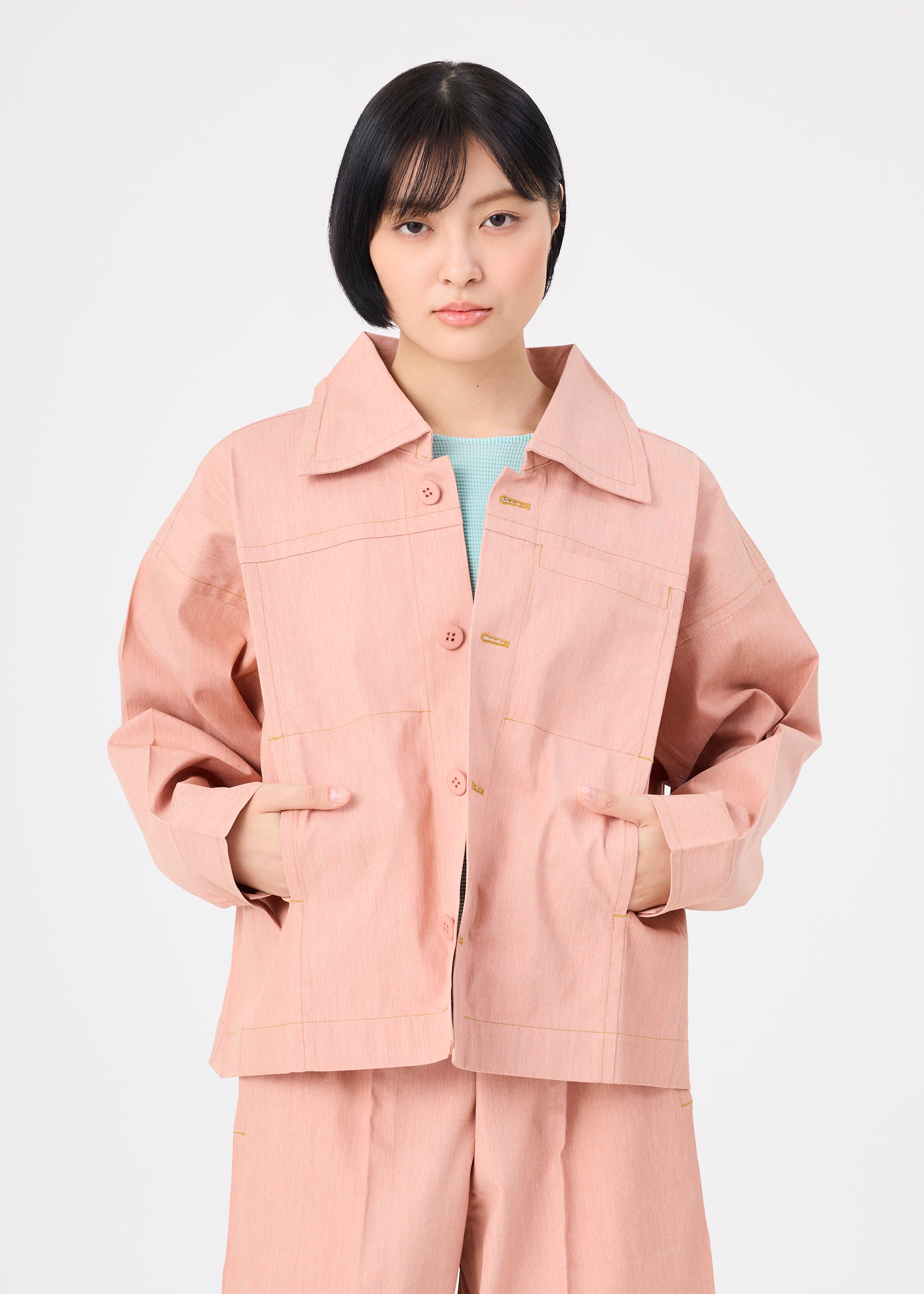FLAT DENIM SEASONAL、ウィメンズ_ジャケット&コート_ジャケット＆ブルゾン、着用画像4