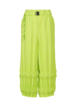 TREE PLEATS、ウィメンズ_パンツ、イエロー