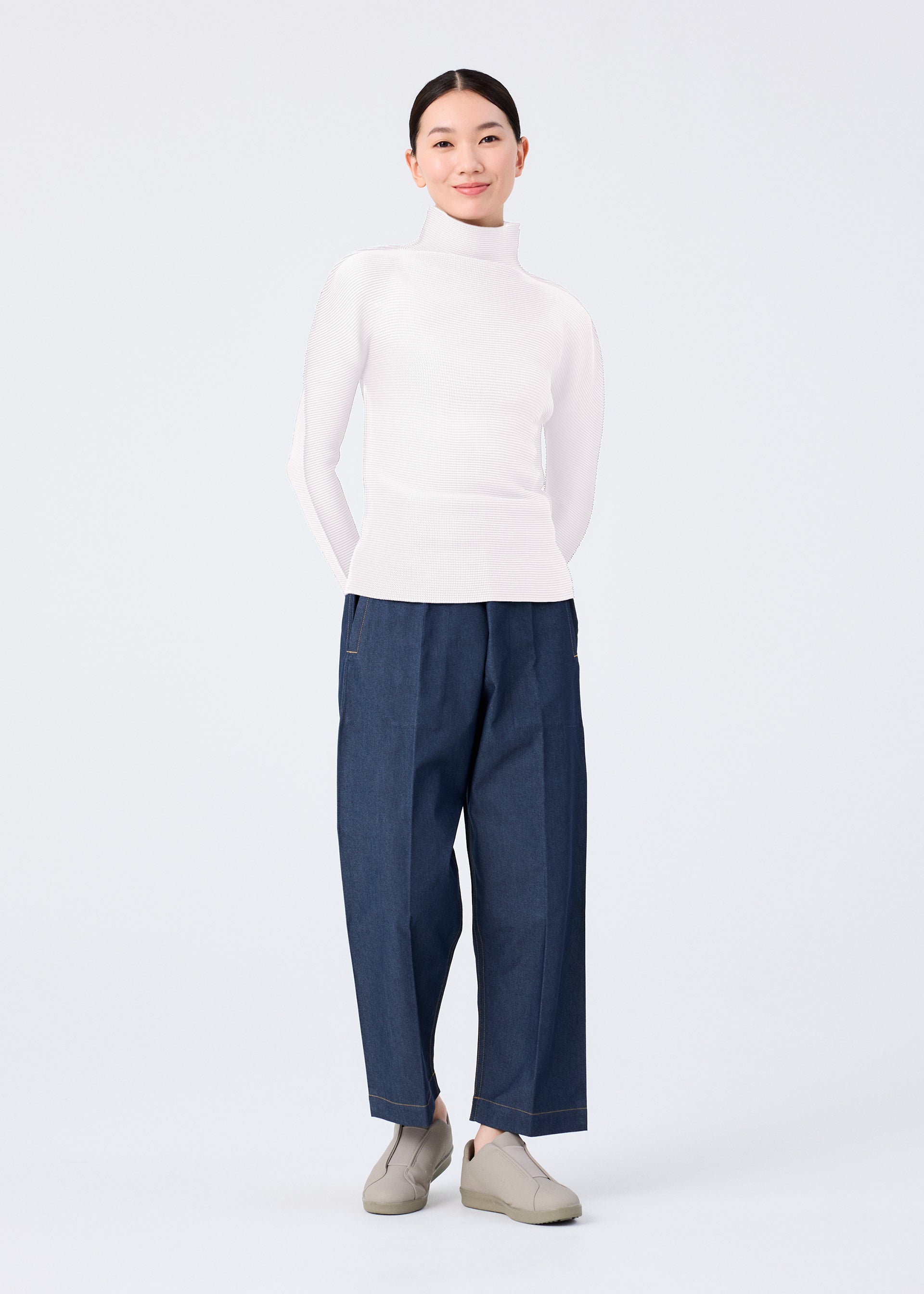 FLAT DENIM、ウィメンズ_パンツ、着用画像1