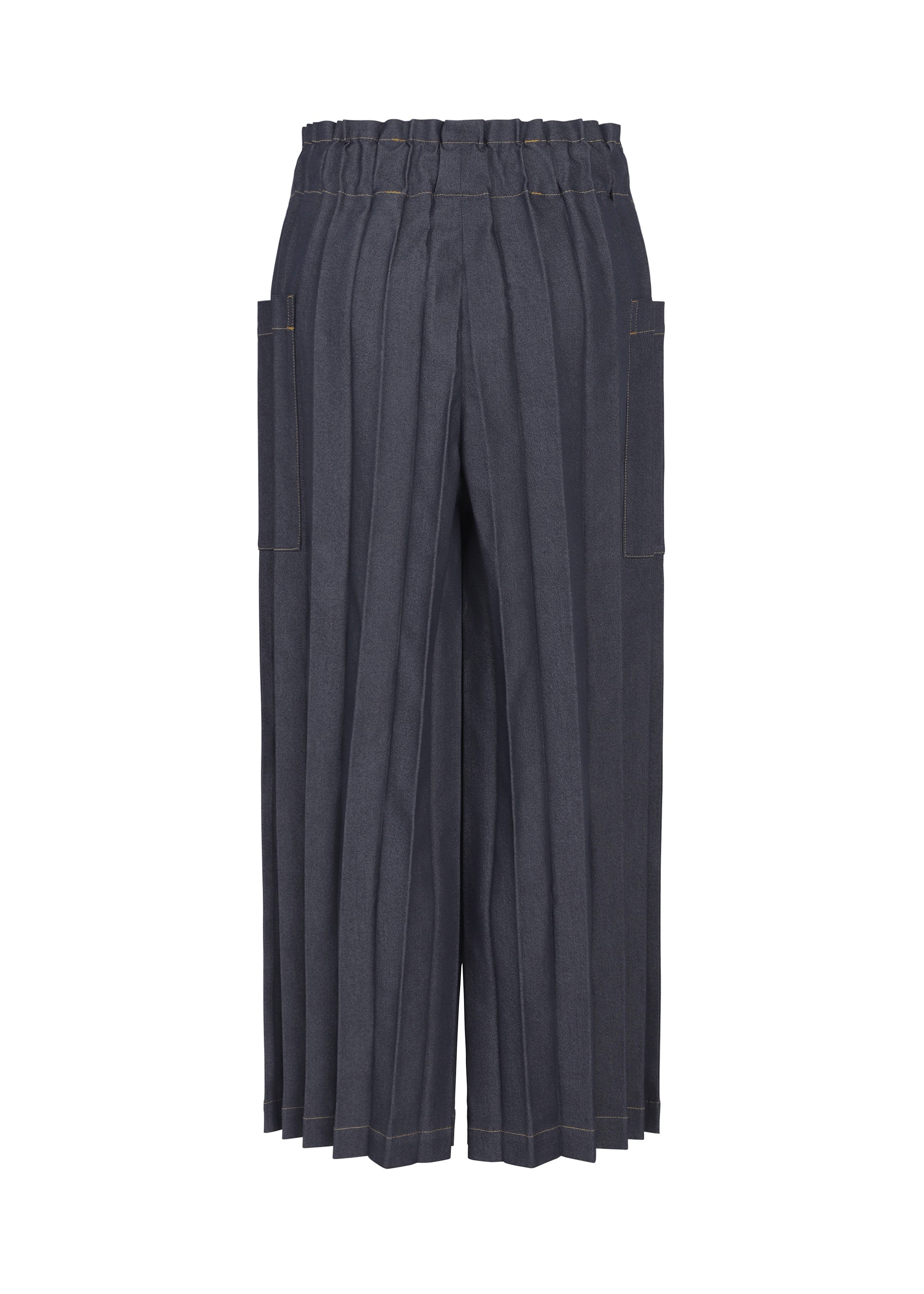 DENIM PLEATS BOTTOM、ウィメンズ_パンツ、ディテール画像1