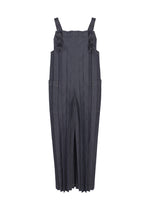 DENIM PLEATS BOTTOM、ウィメンズ_ジャンプスーツ、ネイビー