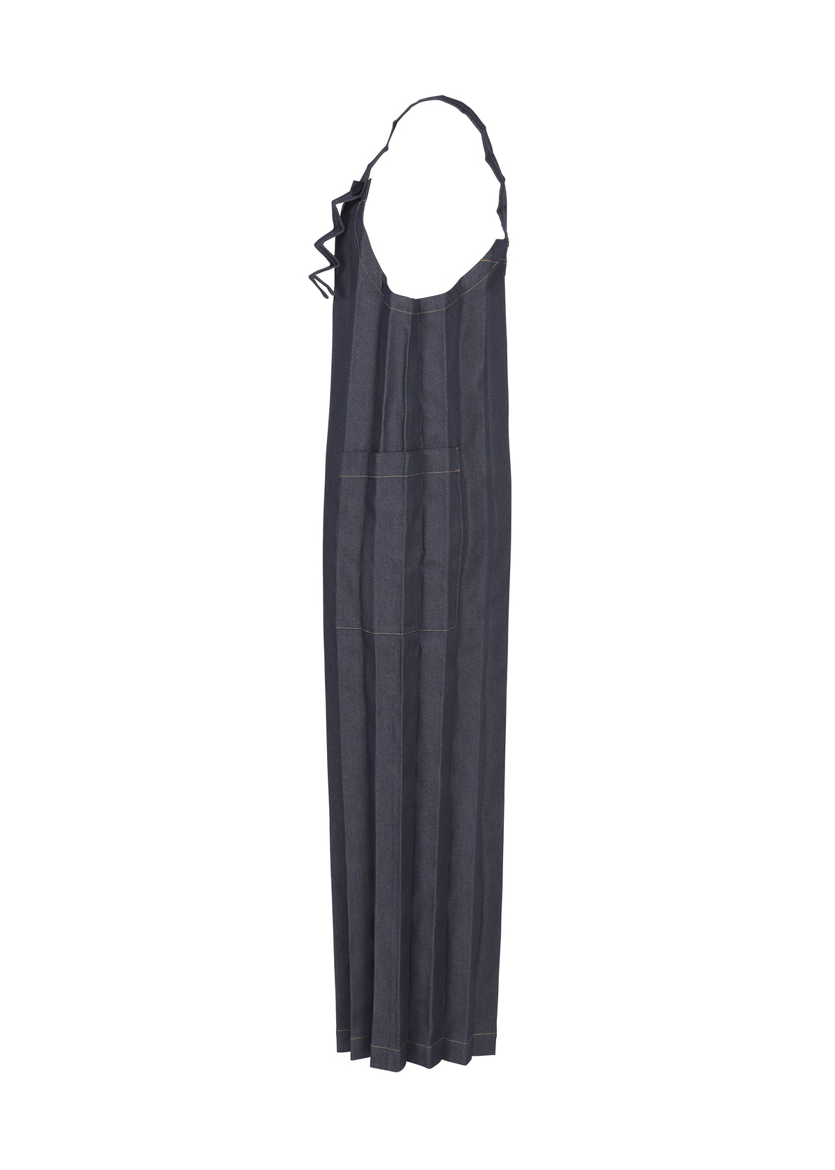 DENIM PLEATS BOTTOM、ウィメンズ_ジャンプスーツ、ディテール画像2