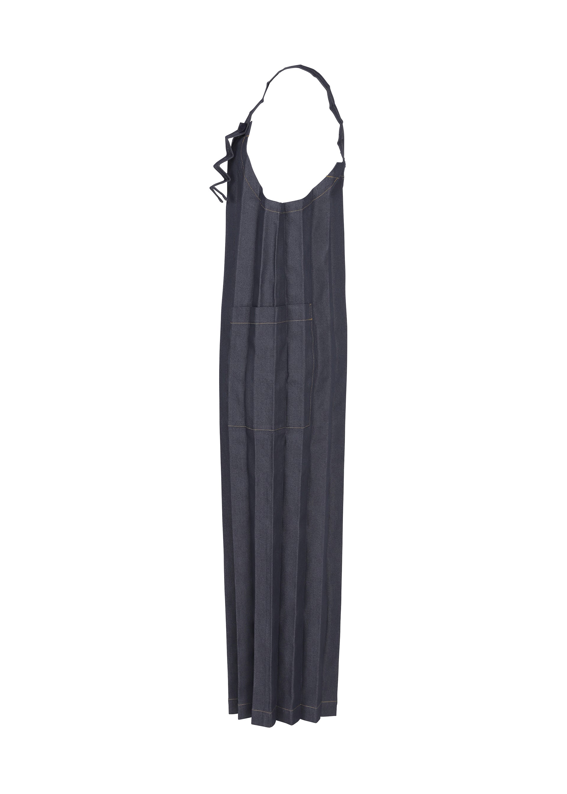 DENIM PLEATS BOTTOM、ウィメンズ_ジャンプスーツ、ディテール画像2
