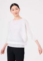 DOLMAN STRETCH PLEATS、ウィメンズ_トップス_トップ、着用画像1