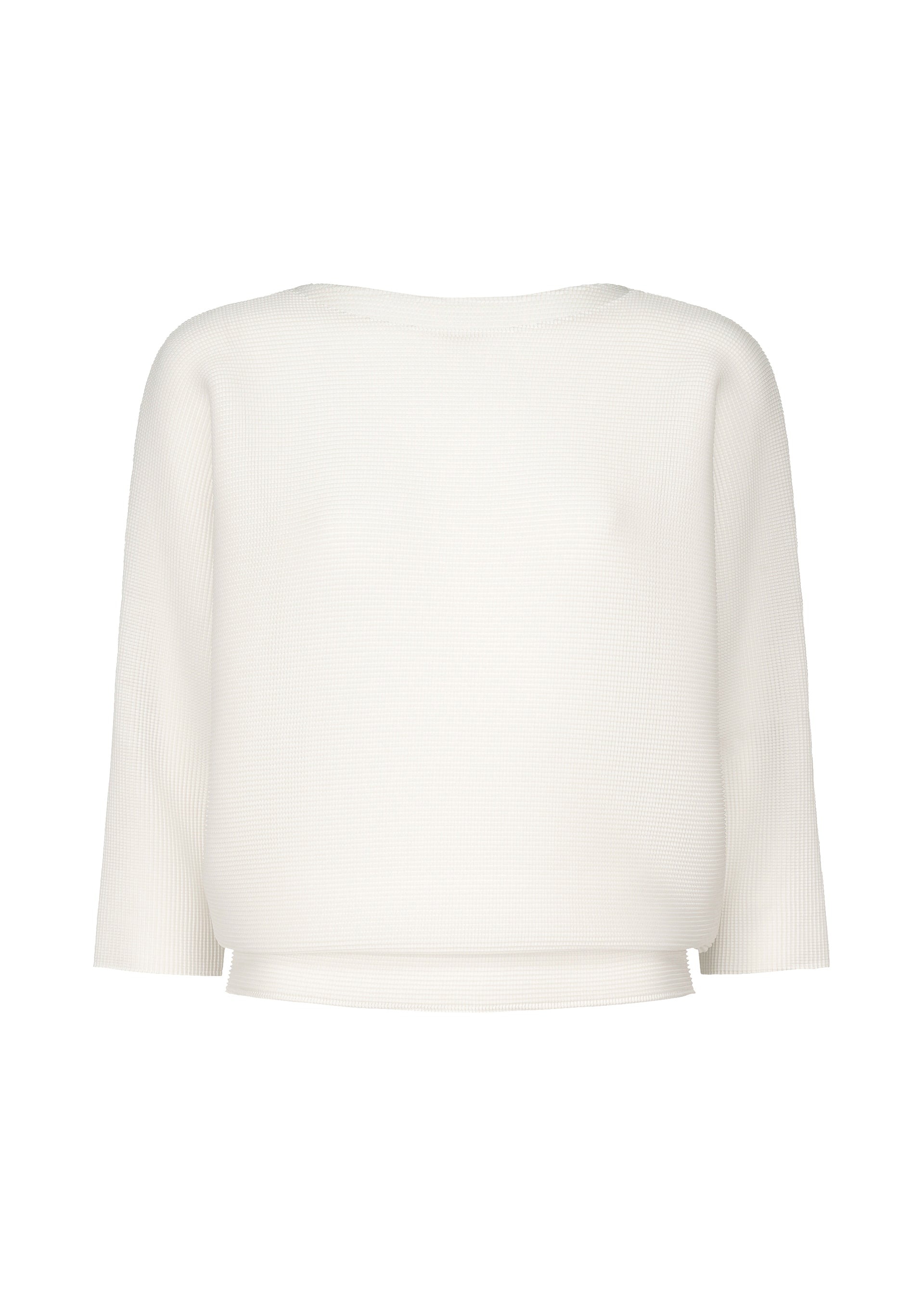 DOLMAN STRETCH PLEATS、ウィメンズ_トップス_トップ、ホワイト