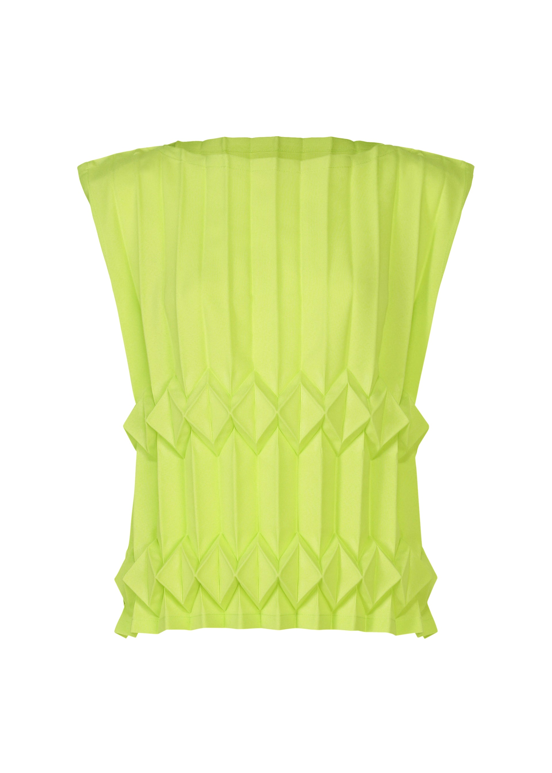 TREE PLEATS、ウィメンズ_トップス_トップ、イエロー