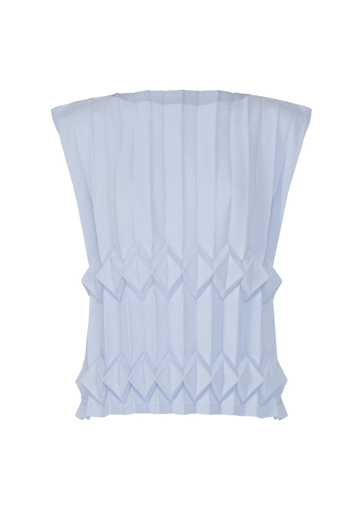 TREE PLEATS、ウィメンズ_トップス_トップ、ブルー