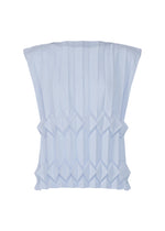 TREE PLEATS、ウィメンズ_トップス_トップ、ブルー