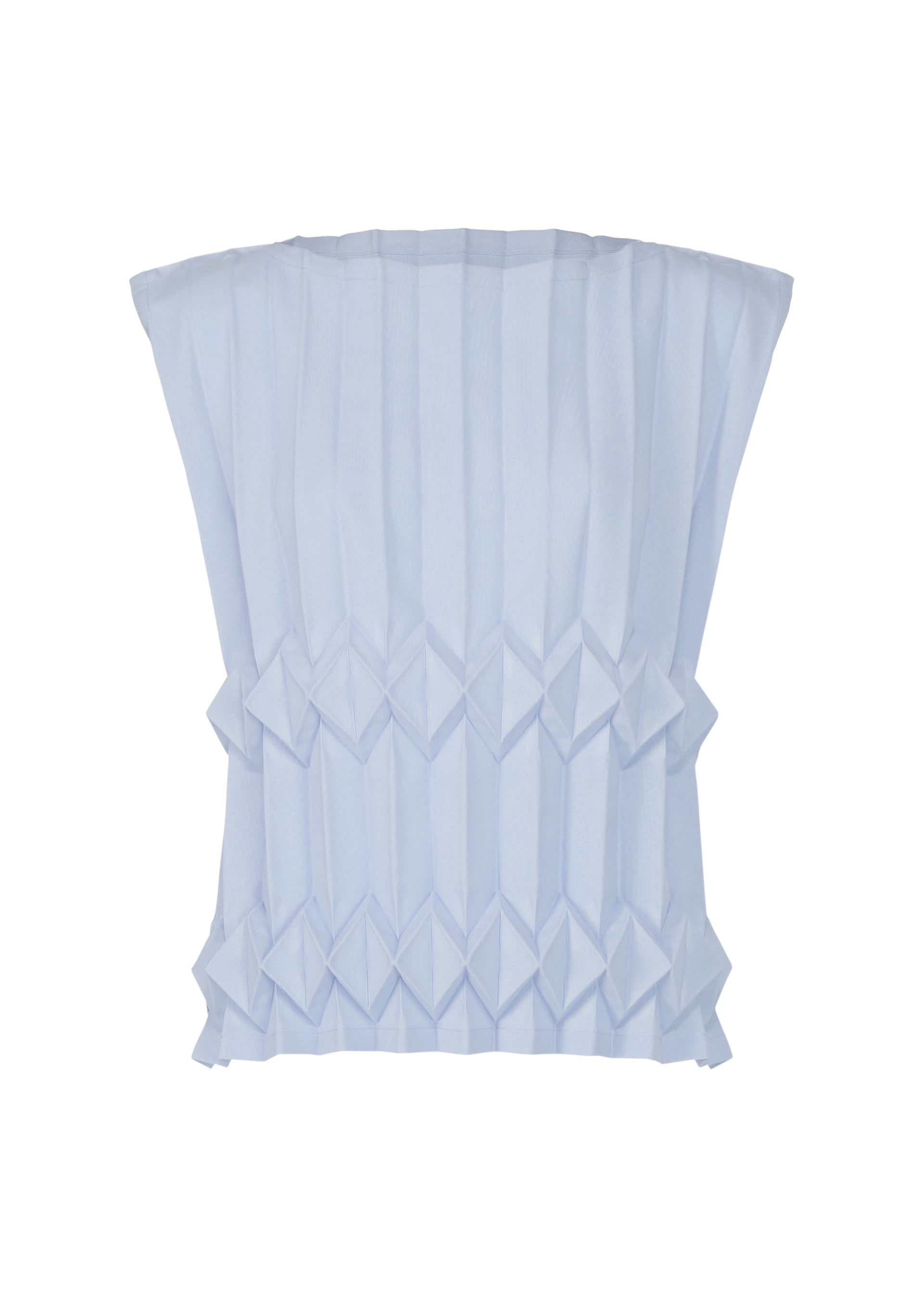 TREE PLEATS、ウィメンズ_トップス_トップ、ブルー