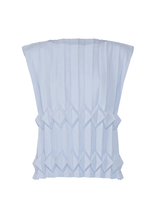 TREE PLEATS、ウィメンズ_トップス_トップ、ブルー