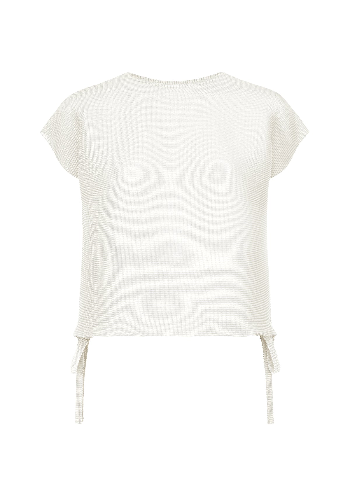 SQUARE STRETCH PLEATS、ウィメンズ_トップス_トップ、ホワイト