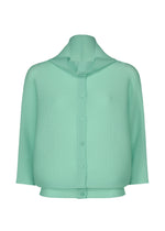 DOLMAN STRETCH PLEATS 1、ウィメンズ_トップス_カーディガン、ブルー