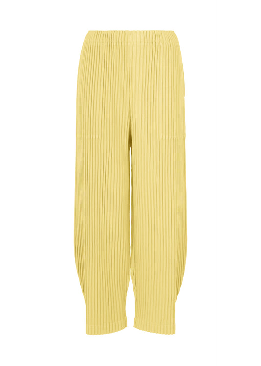 CORDUROY PLEATS、ウィメンズ_パンツ、イエロー