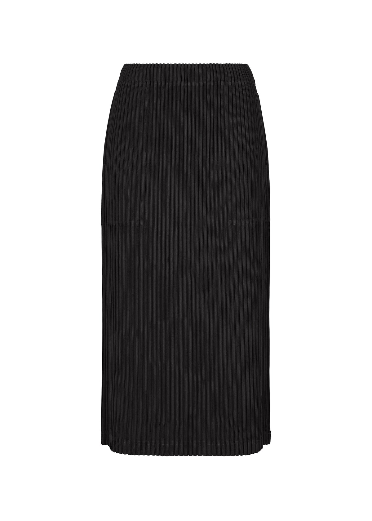 CORDUROY PLEATS、ウィメンズ_スカート、ブラック