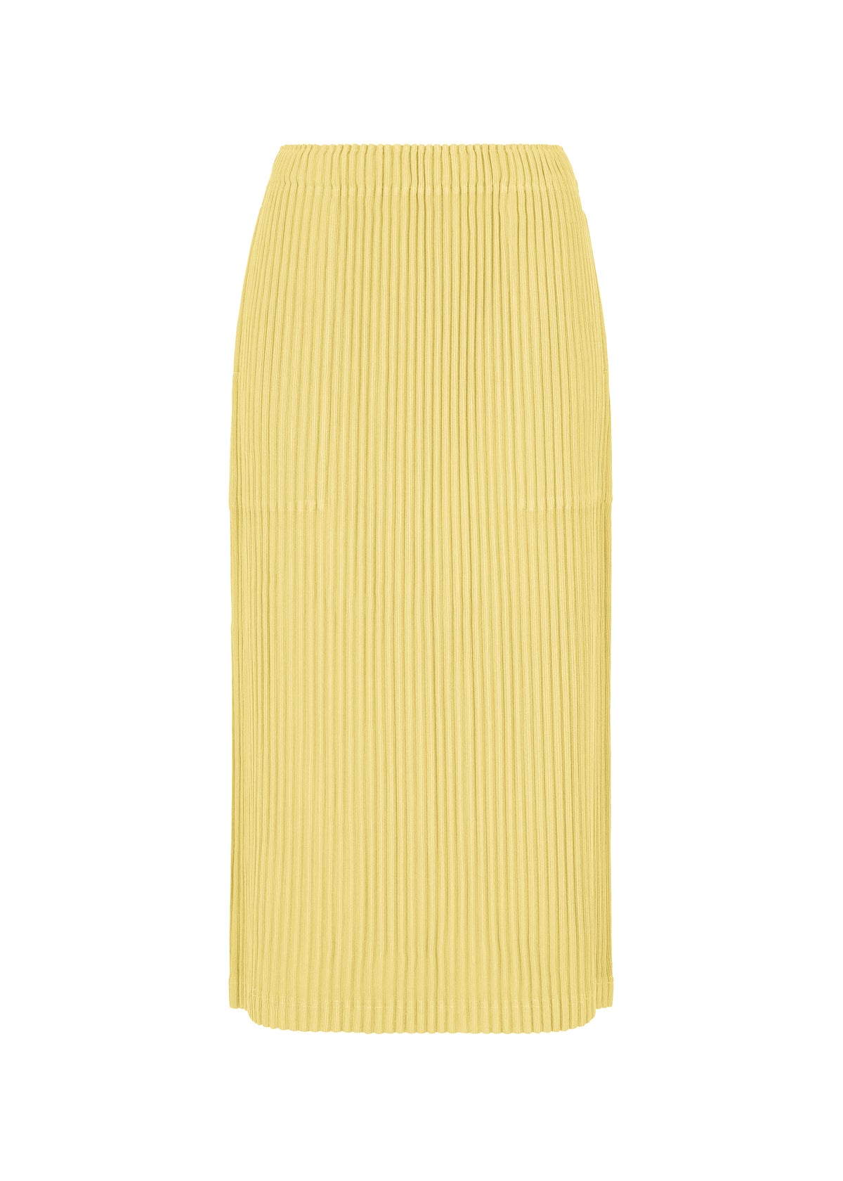CORDUROY PLEATS、ウィメンズ_スカート、イエロー