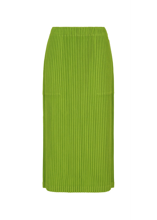 CORDUROY PLEATS、ウィメンズ_スカート、グリーン