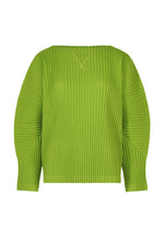 CORDUROY PLEATS、ウィメンズ_トップス_トップ、グリーン